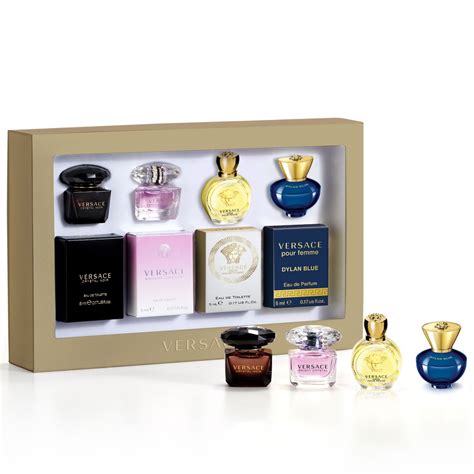 versace miniaturen set dames|Versace mini perfume set women.